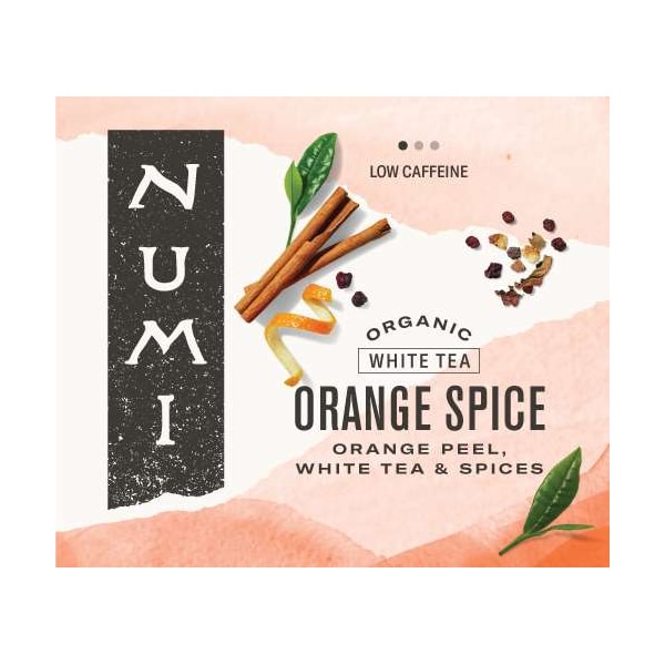 Numi Organic Tea Orange Spice White Tea, PK100 30240 - main